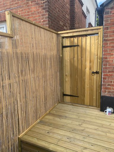Custom Gate And Bamboo Fencing